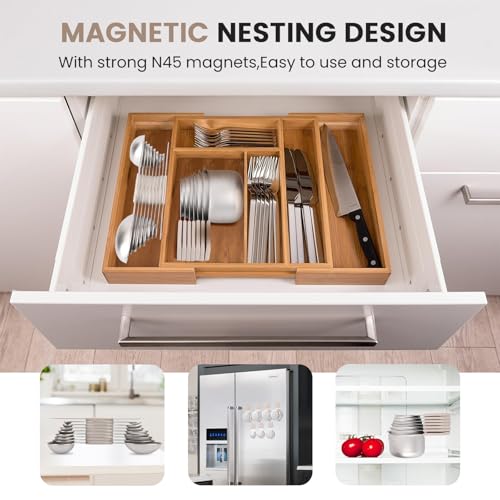 Magnetic Measuring Cups and Spoons Set (16 Count)