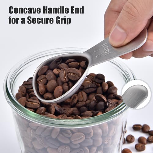 Stainless Steel 1 Tablespoon Coffee Scoop for Ground Coffee
