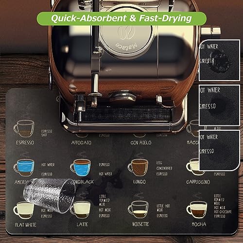 Coffee Bar Mat for Countertop