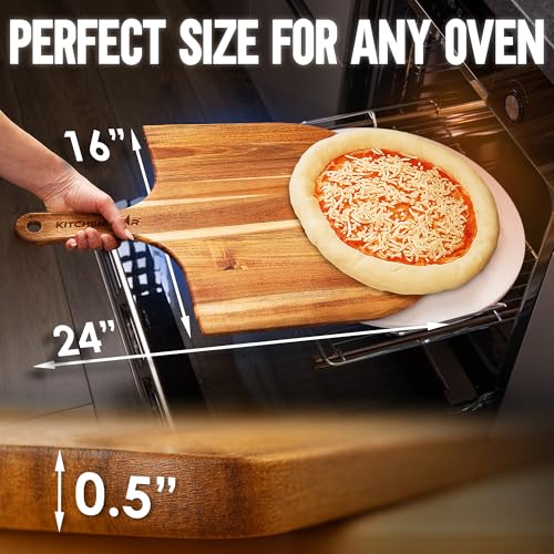 16 Inch Acacia Wood Pizza Peel