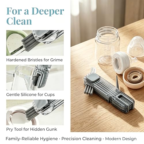 4 in 1 Cup Lid Gap Cleaning Brush