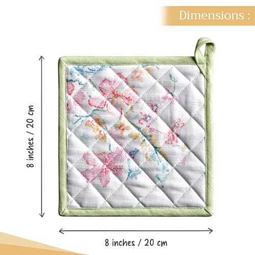 Pot Holders 100% Cotton Potholders (2 Count)