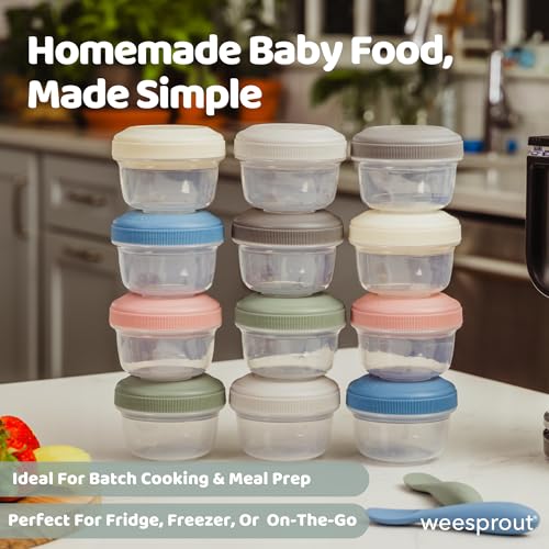 Leakproof Baby Food Storage (12 Count)