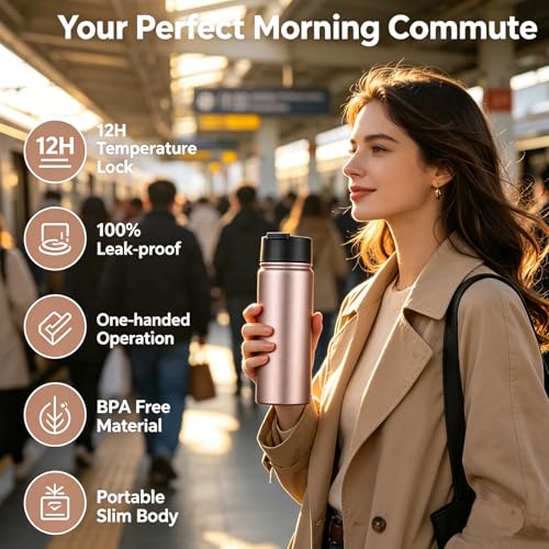 Infuser Water Bottle with Removable Strainer for loose leaf Tea 18