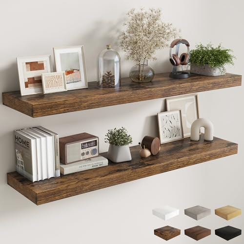 55 Inch Fireplace Mantel Shelf (2 Count)