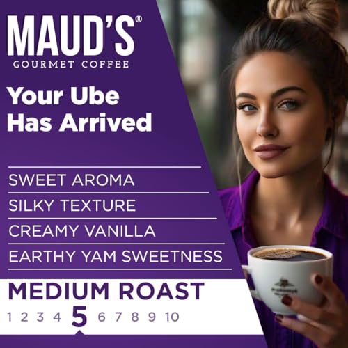 Vanilla Ube Flavored Medium Roast Coffee Pods (18 Count)