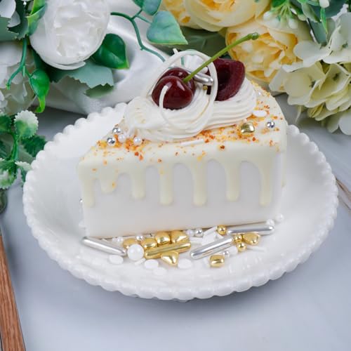 Gold Silver White Sprinkles (4.6 Ounce)
