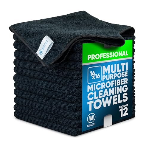 MW Pro 16x16 Auto Detailing Towels (12 Count)
