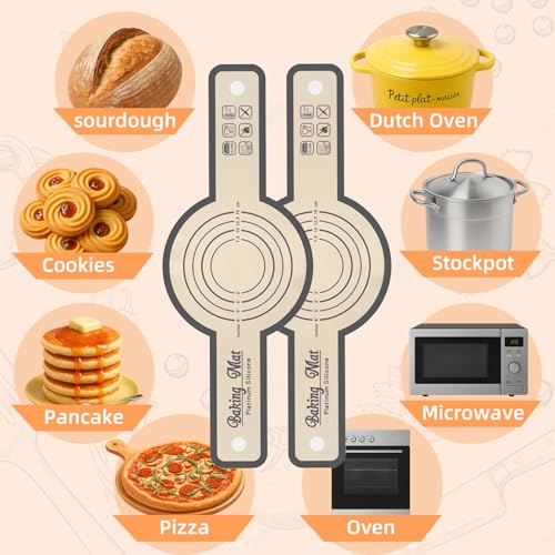 Silicone Bread Sling for Dutch Oven Baking (2 Count)