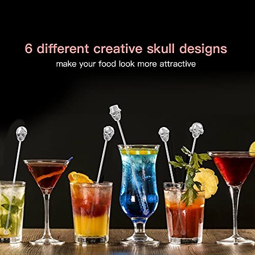 Skull Shape Swizzle Sticks