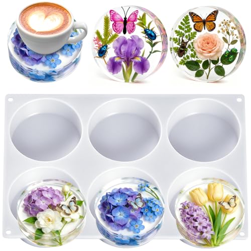 Deep Coaster Resin Molds Silicone