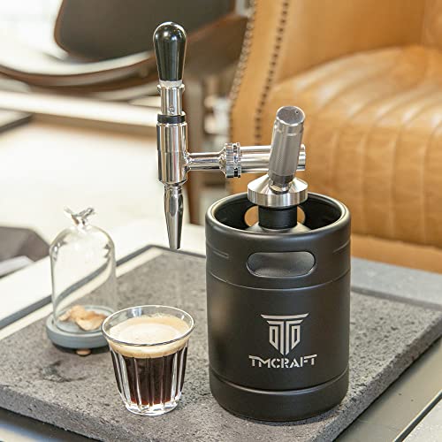 64oz Nitro Cold Brew Coffee Maker with Stout Creamer Faucet
