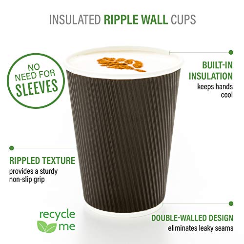 12 Ounce Paper Coffee Cups (25 Count)