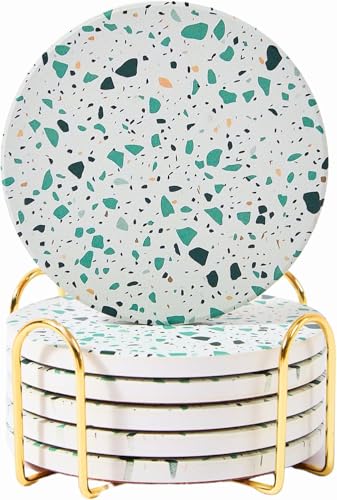 Terrazzo Coasters Set of 6 (6 Count)