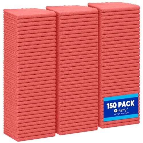 Microfiber Cleaning Cloth Bulk (150 Count)