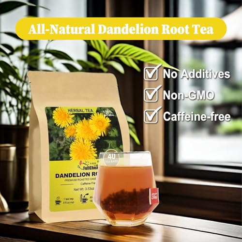 Dandelion Root Tea Bags (40 Count)