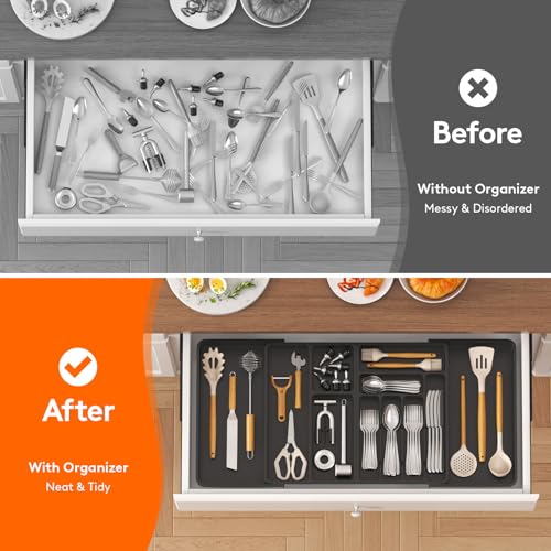 Utensil Organizer for Kitchen Drawer