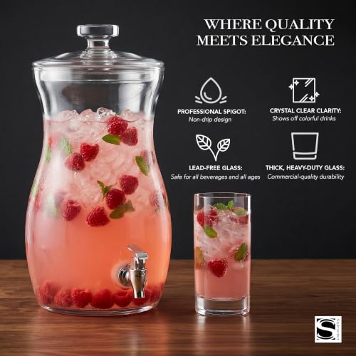 Glass Beverage Dispenser