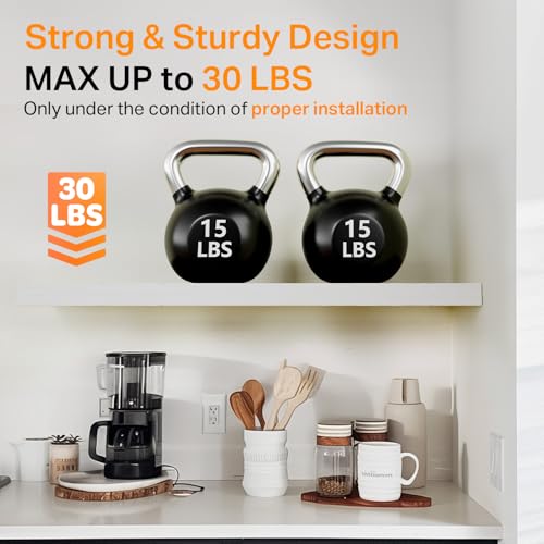 White Floating Shelves 35.4in
