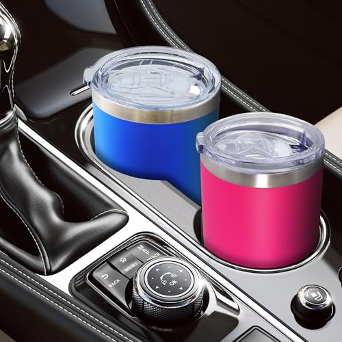 20oz Tumbler with Lid Stainless Steel Tumblers Insulated Mug Hot Pink 12P (12 Count)