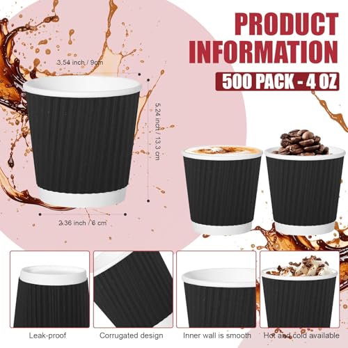 120 Pack Paper Espresso Coffee Cups (240 Count)