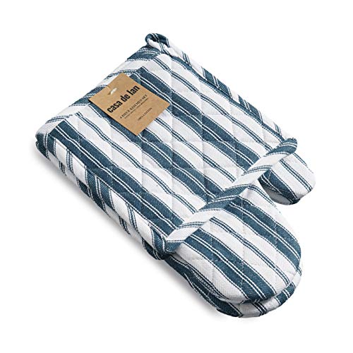 1 Oven Mitt 1 PotHolder & 1 Kitchen Apron Set