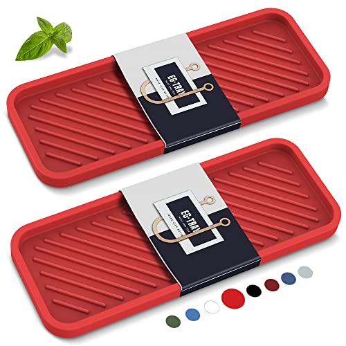 Kitchen Silicone Sink Organizer Tray (2 Count)