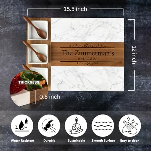 Personalized Charcuterie Board Set