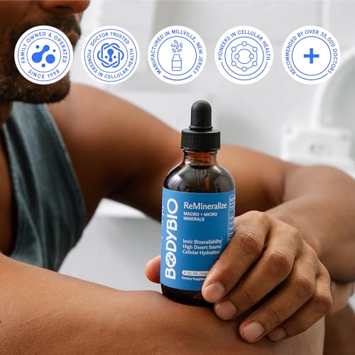 ReMineralize Essential Ionic Trace Minerals for Hydration & Detox (4 Fl Oz)