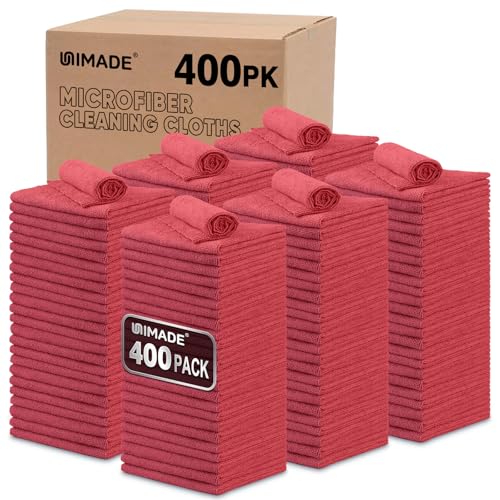Shop Towels 400 Pack Commercial Grade Work Rags Microfiber Towels (400 Count)