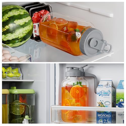 Glass Pitcher with lid (2 Count)