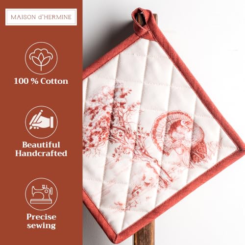 Pot Holders 100% Cotton Potholders (2 Count)