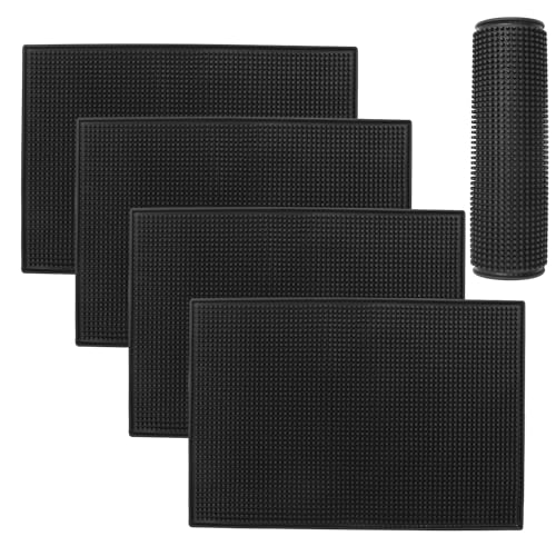 5 Pack Rubber Bar Mats (5 Count)