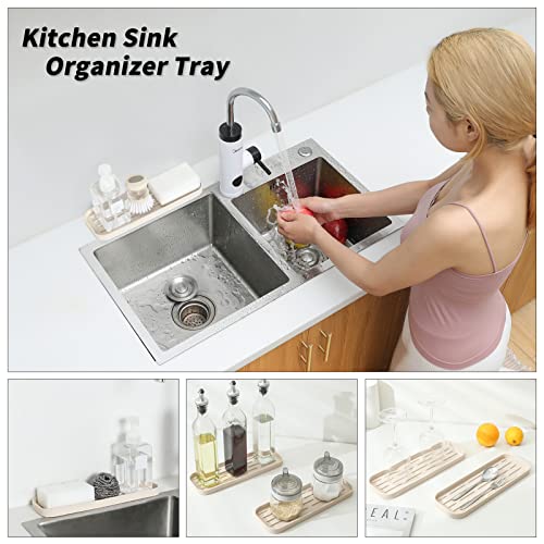 Silicone Kitchen Sink Organizer Tray for Multiple Usage
