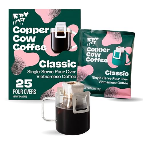 Vietnamese Pour Over Single Serve Dark Roast 25 Pack (9.98 Ounce)