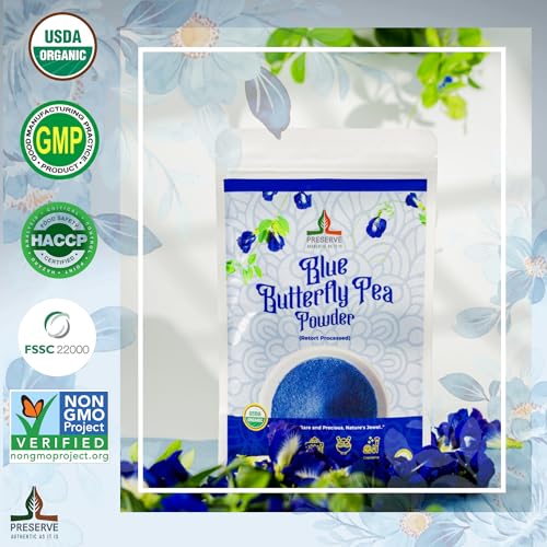 Pure Butterfly Pea Flower Powder (4 Ounce)