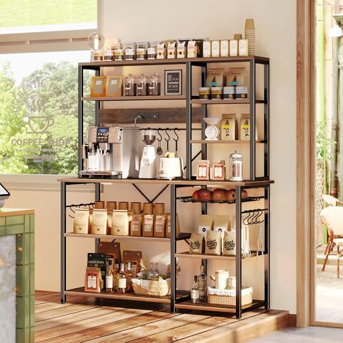 Large Bakers Rack with Power Outlets
