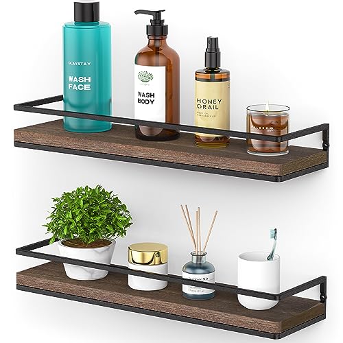 Floating Shelves Wall Mounted Set of 2 (2 Count)