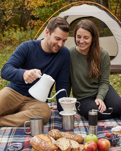 Stainless Steel V60 Coffee Dripper & 50 Paper Filters