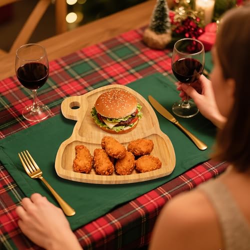 Christmas Hat Bamboo Serving Platter