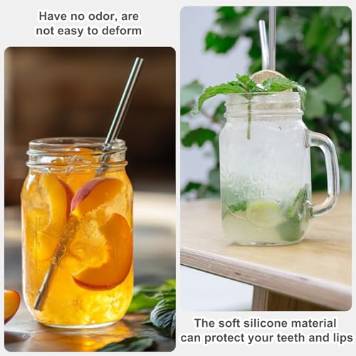 20Pcs Silicone Straw Tips (20 Count)