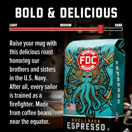 Shellback Espresso Ground Coffee (12 Ounce)