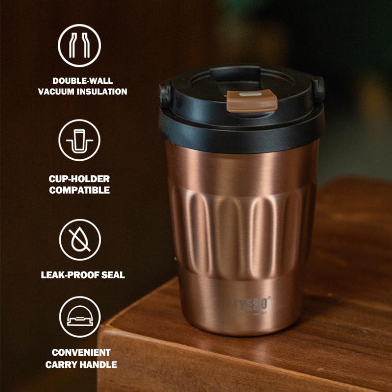 Stainless Steel Portable Tumbler with Flip Lid