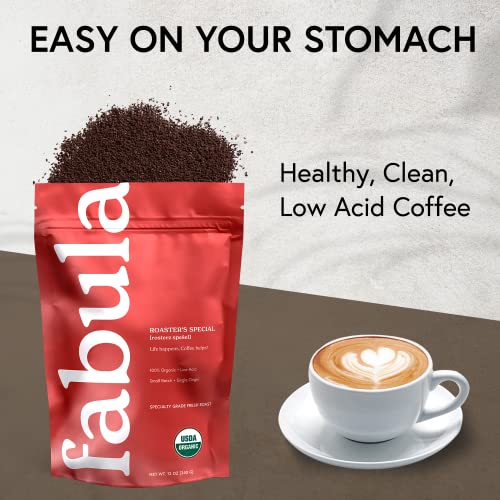 Coffee Half Caff Medium Roast Freshly Ground (12 Ounce)