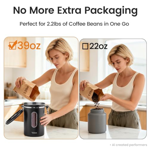 Coffee Canister with Window