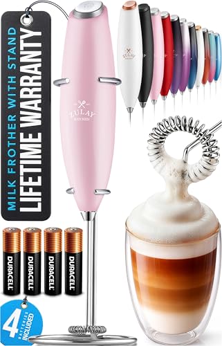Powerful Milk Frother Wand With Duracell Batteries