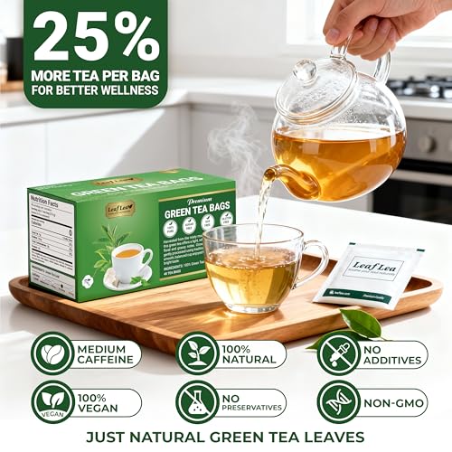 Premium Green Tea Bags (80 Count)
