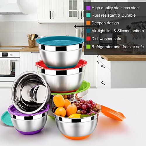 Nesting Mixing Bowls Set of 6 (6 Count)