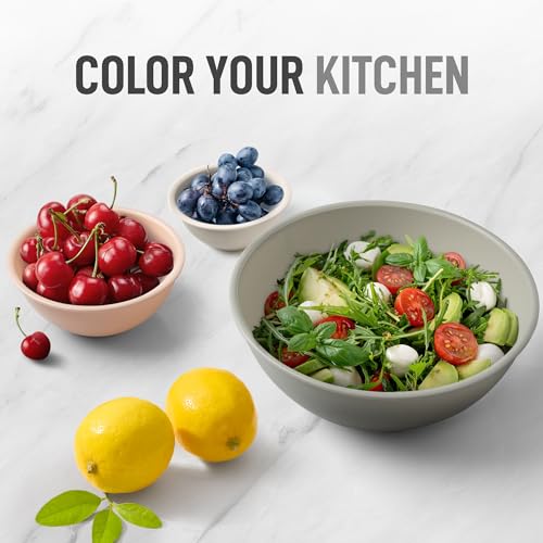 12 Piece Plastic Mixing Bowls with Lids Set (452.48 Count)