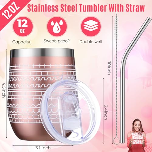 2 Pcs 12 oz Funny Message Coffee Mug Birthday White Elephant Gifts Stainless Steel Insulated Tumblers Wine Cup Gag Gift for for Employee Appreciation Coworkers Friends Father (2 Count)